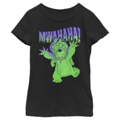 Girl's Lilo & Stitch Mwahaha Halloween Horror T-Shirt -Kids Clothing Store GUEST 2e5a6bb8 5340 4723 aa67 967337683d9b