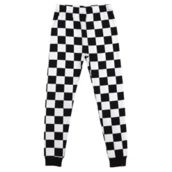 Five Nights At Freddy's Freddy Fazbear Face Youth Boy's Black & White Checkered Long Sleeve Shirt & Sleep Pants Set -Kids Clothing Store GUEST 2e735407 810a 4619 ab3e 79861ef3720d