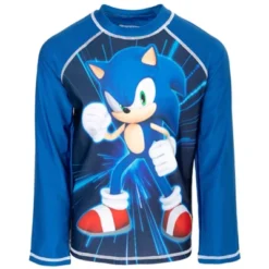 SEGA Sonic The Hedgehog Rash Guard Swim Shirt Toddler -Kids Clothing Store GUEST 2eca77f2 1986 4c87 a842 218cbdebebb8