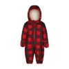 OshKosh B'gosh® Baby Boys' Plaid Bunting Snowsuits Red 3-6M