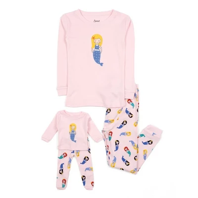 Leveret Girl And Doll Matching Cotton Pajamas 12 Leveret Girl And Doll Matching Cotton Pajamas - Image 10