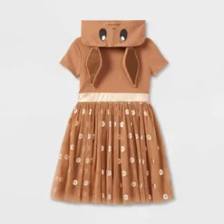 POKEMON Girls' Pokémon Eevee Cosplay Dress - Brown XXL