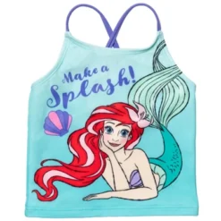 Disney Princess Ariel Girls One-Piece Swimsuit Rash Guard Tankini Top Modest Skirt And Bottom 5 Piece Set Little Kid To Big Kid -Kids Clothing Store GUEST 305865ab 5d5f 4853 a9c6 40bf40499591