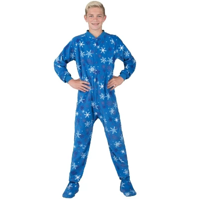 Footed Pajamas - Its A Snow Day Kids Fleece Onesie 4 Footed Pajamas - Its A Snow Day Kids Fleece Onesie - Image 2