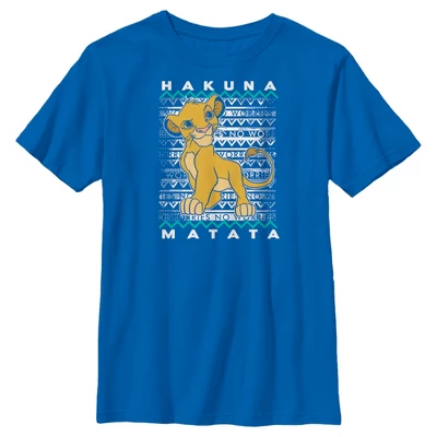 Boy's Lion King Simba Diagonal Stripe T-Shirt 5 Boy's Lion King Simba Diagonal Stripe T-Shirt - Image 3