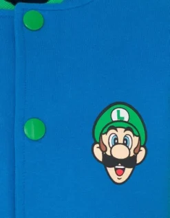 SUPER MARIO Nintendo Mario Luigi Zip Up Varsity Bomber Jacket Little Kid To Big Kid -Kids Clothing Store GUEST 33daa9a9 6ade 43c8 b6f5 3913f10f8e16