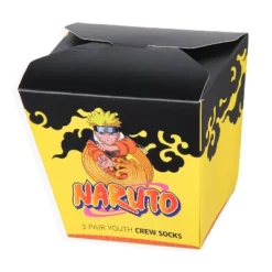 Naruto Shippuden Kids Ramen Take Out Gift Box 3-Pair Youth Crew Socks Multicoloured -Kids Clothing Store GUEST 33fea03e 8327 44e3 b8b9 23551c6a0ce7