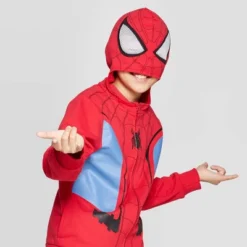 Kids' Spider-Man Costume Fleece Sweatshirt - Red -Kids Clothing Store GUEST 3540d0fe f6b7 4a56 b92f 15d4064f805b
