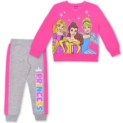 Disney Princess Girl's 2-Pack Graphic Pullover Sweatshirt And Jogger Pants Set For Kids -Kids Clothing Store GUEST 3607fb77 72e0 45da 88b5 bf64b5d7e6f0