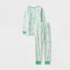 Girls' Star Wars: The Mandalorian The Child 2pc Gifting Pajama Set - Green
