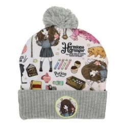 Harry Potter Chibi Hermione Granger Youth Fleece Beanie And Gloves Set