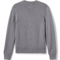 Lands' End School Uniform Boys Cotton Modal Button Front Cardigan Sweater