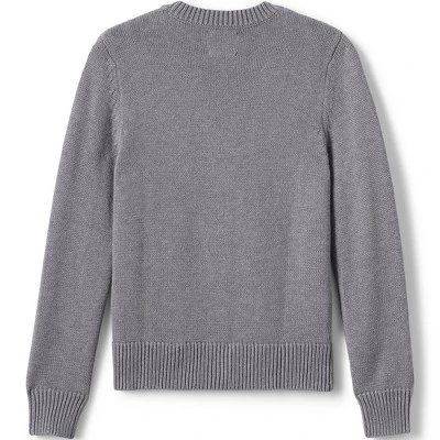 Lands' End School Uniform Boys Cotton Modal Button Front Cardigan Sweater 3 Lands' End School Uniform Boys Cotton Modal Button Front Cardigan Sweater