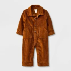 Baby Boys' Corduroy Jumpsuit - Cat & Jack™ Brown -Kids Clothing Store GUEST 3a096954 b2f3 4ef6 853b 3ad4c2a3a987