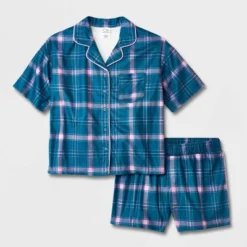 Girls' 2pc Flannel Short Sleeve Coat Pajama Set - Art Class™ -Kids Clothing Store GUEST 3a6b2226 70f2 4741 854b 10c3895f3009