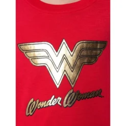 DC Comics Girls' Wonder Woman Gold Foil Logo Shirt And Shorts Pajama Set WW Logo -Kids Clothing Store GUEST 3ac7b695 7e5d 4509 8232 d480e805131d