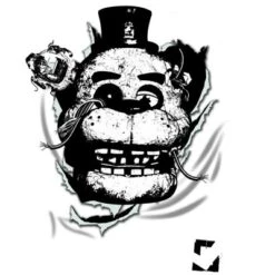 Five Nights At Freddy's Nice Naughty List Boy's Red T-shirt