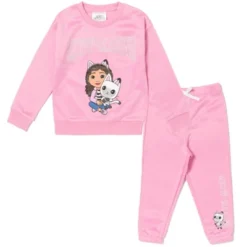 Dreamworks Gabby's Dollhouse Pandy Paws Girls Fleece Sweatshirt And Pants Set Little Kid To Big Kid -Kids Clothing Store GUEST 3c7515b1 8b37 4f68 8d08 858d2bf28d26