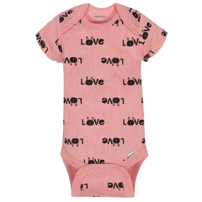 Onesies Brand Baby Girls' Short Sleeve Bodysuits, 8-pack 6 Onesies Brand Baby Girls' Short Sleeve Bodysuits, 8-pack - Image 4