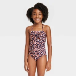 Girls' Cheetah In Hiding One Piece Swimsuit - Cat & Jack™ Blue -Kids Clothing Store GUEST 3e0aa3c8 b030 4419 84c0 9e293c0b49a7