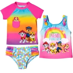 Paw Patrol Rubble Marshall Chase Girls Rash Guard Tankini Top And Bikini Bottom 3 Piece Swimsuit Set Toddler -Kids Clothing Store GUEST 3e2dee75 5822 443d 8793 1d7a71957bca