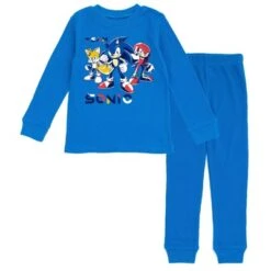 SEGA Sonic The Hedgehog Tails Knuckles Thermal T-Shirt Pants Little Kid To Big Kid -Kids Clothing Store GUEST 3eb03ae8 5520 458b a7f6 e08df56304ec