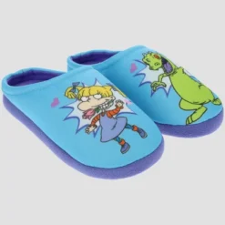 Girls' Rugrats NightGown With Slippers - Blue/White -Kids Clothing Store GUEST 3f719eb5 6b39 46a8 a39a d2d08ea31a68