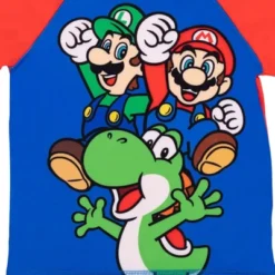 SUPER MARIO Nintendo Yoshi Luigi Mario Pullover Rash Guard And Swim Trunks With Removable Patches Outfit Set Little Kid To Big Kid -Kids Clothing Store GUEST 3f80b84a 8f28 49c6 8f9c 38fec8d5dad0