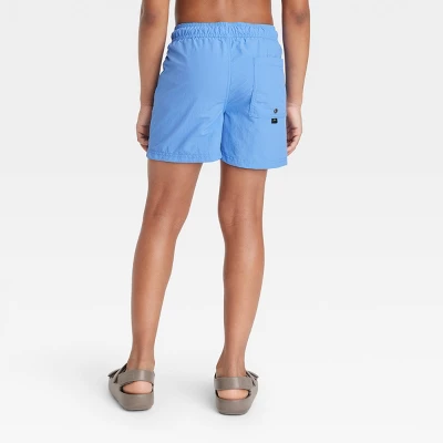Boys' Solid Swim Trunks - Art Class™ Blue 4 Boys' Solid Swim Trunks - Art Class™ Blue - Image 2