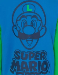 SUPER MARIO Nintendo Mario Luigi Zip Up Varsity Bomber Jacket Little Kid To Big Kid -Kids Clothing Store GUEST 42d74704 8087 458f 8711 db3ff1ba985f