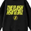 The Flash Movie Reflective Title Art Crew Neck Long Sleeve Black Youth Sweatshirt -Kids Clothing Store GUEST 45af02c9 2b7d 4bd0 8371 a5b02251e538