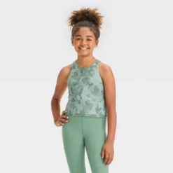 Girls' Cropped Tank Top - All In Motion™ -Kids Clothing Store GUEST 45c9f0d4 75f4 4b10 a205 f09d24338cf7