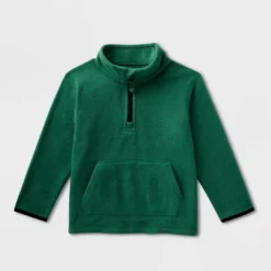 Toddler Boys' Adaptive Fleece Mock Neck Top - Cat & Jack™ Forest Green -Kids Clothing Store GUEST 4619f5ed 25fb 4fc6 a408 947dfba39b89
