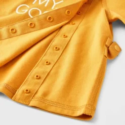 Baby Side Snap Adaptive Long Sleeve T-Shirt - Cat & Jack™ Yellow -Kids Clothing Store GUEST 4734516c 6405 4bbe 95d0 83e64b2b7404