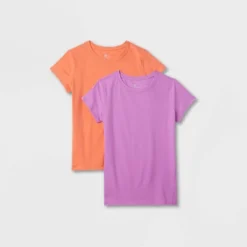 Girls' 2pk Core Short Sleeve T-Shirt - All In Motion™ -Kids Clothing Store GUEST 4976688a 9d05 4fe3 9ab1 0c199c8c60c7