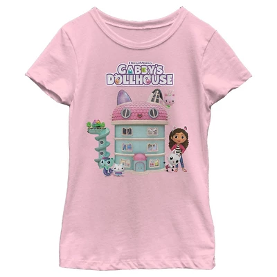 Girl's Gabby's Dollhouse Purrfect Dollhouse T-Shirt 5 Girl's Gabby's Dollhouse Purrfect Dollhouse T-Shirt - Image 3