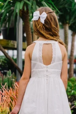 Hope & Henry Girls' Organic Cotton Sleeveless Halter Special Occasion Party Dress, Infant -Kids Clothing Store GUEST 4a8792f1 0582 46d4 aa76 6c16d51556b9