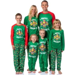 Despicable Me Minions Happy Holidays Jogger Sleep Family Christmas Pajama Set Green -Kids Clothing Store GUEST 4b18af05 d863 4ada a2e2 7e840d27cdaf