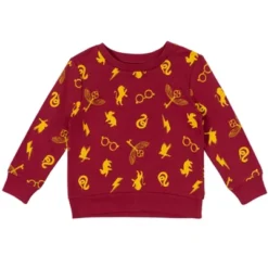 Harry Potter Gryffindor Hufflepuff Slytherin Girls French Terry Pullover Sweatshirt Little Kid To Big Kid -Kids Clothing Store GUEST 4c78c717 ddbf 4637 a523 51cf95ec26e2