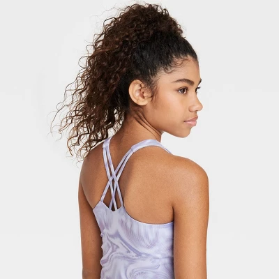 Girls' Printed Cropped Tank Top - All In Motion™ 4 Girls' Printed Cropped Tank Top - All In Motion™ - Image 2