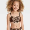 Girls' 'Delightful Cheetah' Shirred Center Bikini Set - Art Class™ -Kids Clothing Store GUEST 4e06175e c51c 45b9 9e06 62051fbedc23