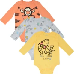 Disney Lion King Winnie The Pooh Mickey Mouse Minnie Mouse Simba Tigger Baby 3 Pack Bodysuits Newborn To Infant -Kids Clothing Store GUEST 4f44c969 b505 4241 bb52 a4ff2c3b6d33