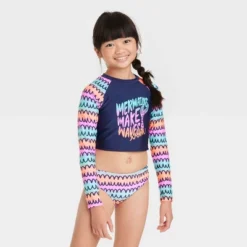 Girls' Mermaids 'Make Waves' Swimwear Set - Cat & Jack™ -Kids Clothing Store GUEST 509e1527 16ed 4ac8 8cbf f9271c97f0e0