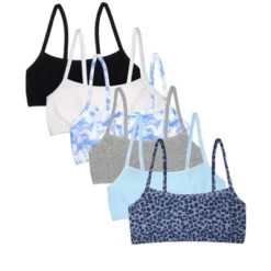 Fruit Of The Loom Girls Spaghetti Strap Sports Bra 6 Pack -Kids Clothing Store GUEST 50b54278 d284 490f 8918 9f6de1821c7f