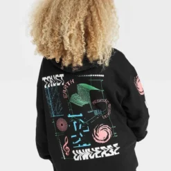 Boys' 'Trust The Universe' Graphic Hooded Sweatshirt - Art Class™ Black -Kids Clothing Store GUEST 53afe9a5 54e2 447a 95c7 2295d4f850d4