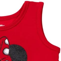Disney Minnie Mouse Girls Crossover Tank Top French Terry Shorts And Scrunchie 3 Piece Outfit Set Little Kid To Big Kid -Kids Clothing Store GUEST 5528ff6f 5a66 45c3 a622 f70df9b5d6bf