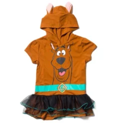 Scooby-Doo Scooby Doo Girls Cosplay T-Shirt Dress And Leggings Outfit Set Little Kid To Big Kid