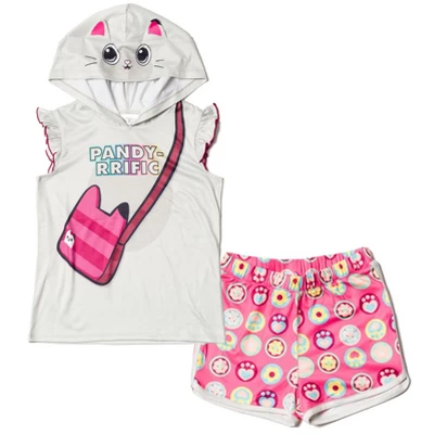 Dreamworks Gabby's Dollhouse Pandy Paws Kitty Fairy Girls Tank Top And Shorts Outfit Set Little Kid To Big Kid 10 Dreamworks Gabby's Dollhouse Pandy Paws Kitty Fairy Girls Tank Top And Shorts Outfit Set Little Kid To Big Kid - Image 8