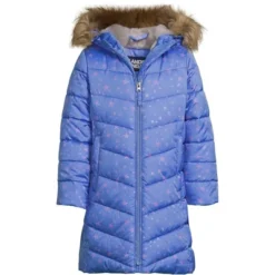 Lands' End Girls Winter Fleece Lined Down Alternative ThermoPlume Coat -Kids Clothing Store GUEST 5a01fd6b d405 4f38 bd94 ba3e57ca20b7