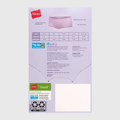 Hanes Girls’ Tween Underwear Seamless Boyshort Pack, Neutrals, 4-Pack - Colors May Vary 4 Hanes Girls’ Tween Underwear Seamless Boyshort Pack, Neutrals, 4-Pack - Colors May Vary - Image 2